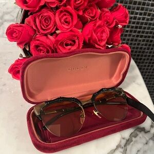 Gucci bamboo cat eye Sunglasses